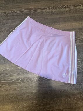 adidas Lilac 3-Stripes Mini Skirt